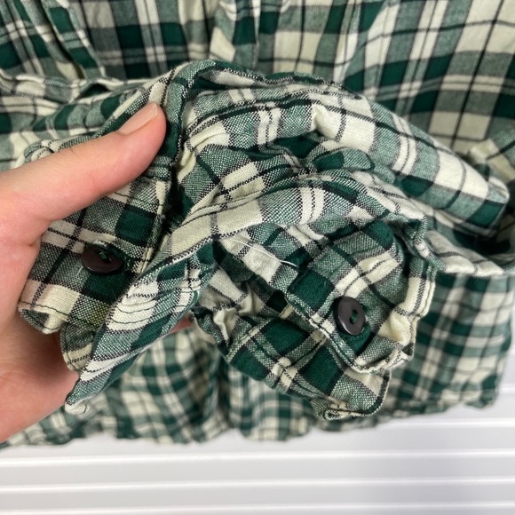 Outback Rider Green Plaid Cowboy Boot Embroidered Flannel M Women’s GUC - Picture 3 of 8